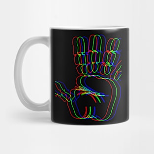 hand,print,design,fashion Mug